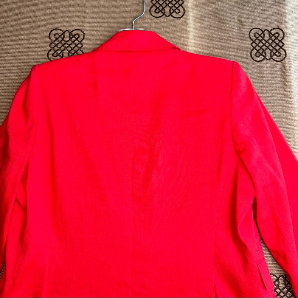 Antonio Melani Riviera Notch Lapel Long Sleeve Linen Blend Button Front Blazer - Picture 14 of 16